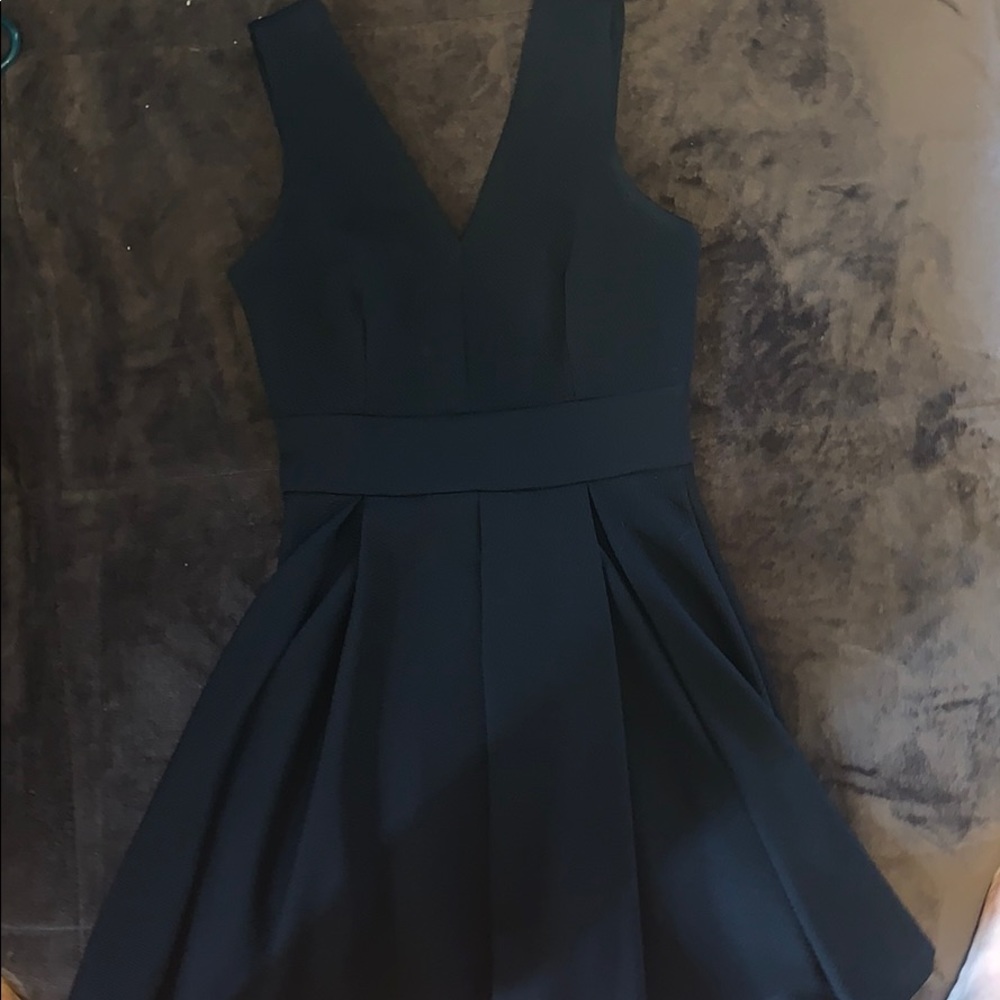 Black flowy dress